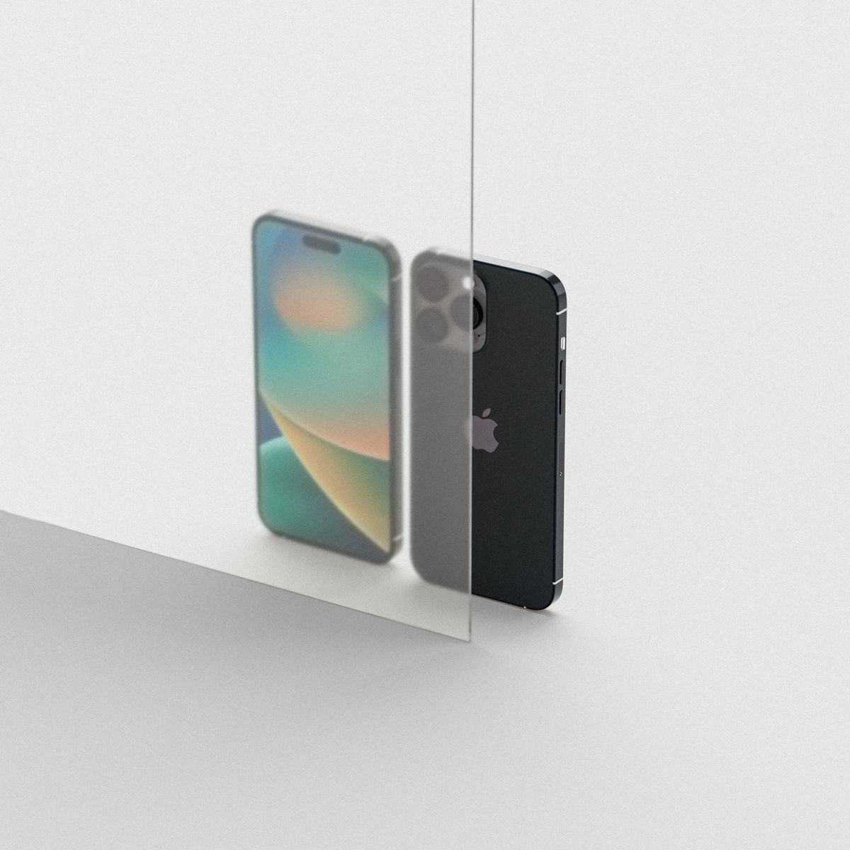 Smartphone photographié en studio, photo d’illustration